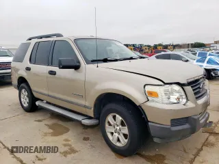 2006 Ford Explorer XLS with VIN 1FMEU62E06UA49198, listed as a Copart auction lot 59551545 with 68,883 mi miles and Salvage title. Bid and sale history available at DreamBid. Image 4.