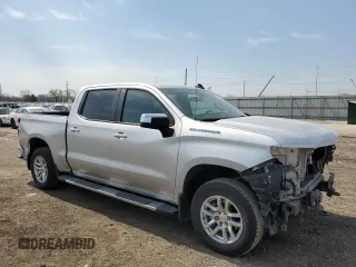 2019 Chevrolet Silverado 1500 LT with VIN 3GCUYDED8KG132015, listed as a Copart auction lot 52168835 with 54,386 mi miles and Salvage Title. Bid and sale history available at carsss.com. Image 4.
