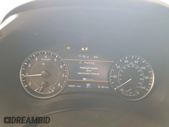 2022 Nissan Armada SL with VIN JN8AY2BCXN9160247, listed as a Copart auction lot 63918244 with 50,625 mi miles and Salvage Title. Bid and sale history available at carsss.com. Image 9.