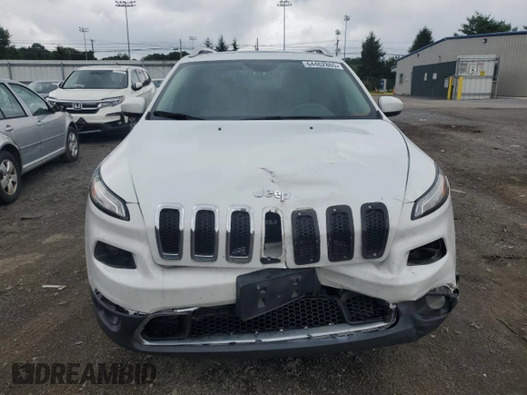2017 Jeep Cherokee Limited z VIN 1C4PJMDS1HW562853, wystawiony jako Copart lot #64462865 z przebiegiem 81 729 mil mil oraz Szkoda całkowita • Salvage title. Historia ofert i sprzedaży dostępna na DreamBid. Obrazek 5.
