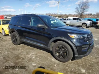 2020 Ford Explorer XLT with VIN 1FMSK8DH4LGD13836, listed as a Copart auction lot 45087505 with 79,251 mi miles and Salvage Title. Bid and sale history available at carsss.com. Image 4.