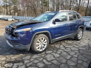 2015 Jeep Cherokee Limited with VIN 1C4PJLDB6FW507807, listed as a Copart auction lot 44366245 with 117,453 mi miles and Salvage Title. Bid and sale history available at DreamBid. Image 1.