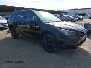 2025 Subaru Outback Wilderness с VIN 4S4BTGUD9S3147100, выставлен на аукционе IAAI как лот 41866042 с пробегом 7 544 миль миль и . История ставок и продаж доступна на DreamBid. Изображение 1.