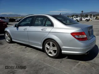 2011 Mercedes-Benz C with VIN WDDGF5EB2BR174774, listed as a Copart auction lot 52709625 with 124,781 mi miles and Salvage Title. Bid and sale history available at carsss.com. Image 2.