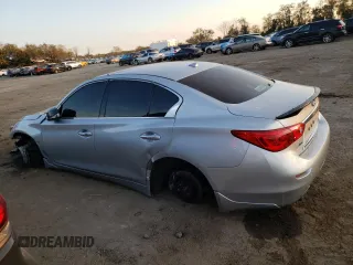 2016 Infiniti Q50 Red Sport 400 with VIN JN1FV7AR8GM451877, listed as a Copart auction lot 77774194 with 103,367 mi miles and Salvage Title. Bid and sale history available at DreamBid. Image 2.