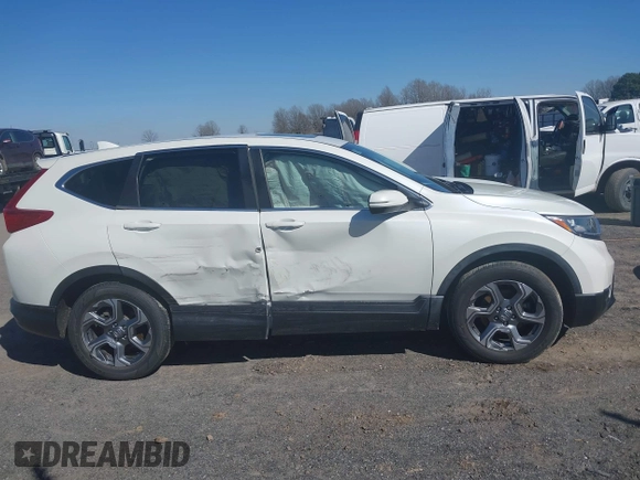 2017 Honda CR-V EX with VIN 2HKRW1H58HH519386, listed as a IAAI auction lot 41777509 with 76,499 mi miles. Bid and sale history available at carsss.com. Image 13.