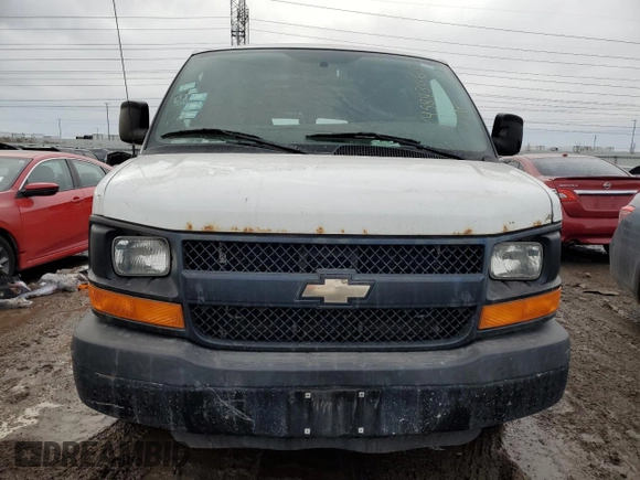 2013 Chevrolet Express Cargo Van with VIN 1GCWGGBA6D1187037, listed as a Copart auction lot 45843065 with 248,615 mi miles and Clean Title. Bid and sale history available at carsss.com. Image 5.
