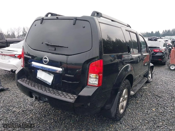 2012 Nissan Pathfinder SV with VIN 5N1AR1NB7CC605691, listed as a IAAI auction lot 41283702 with 145,943 mi miles. Bid and sale history available at carsss.com. Image 4.