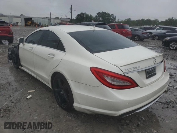 2012 Mercedes-Benz CLS 550 with VIN WDDLJ7DB1CA025721, listed as a Copart auction lot 58651035 with 234,442 mi miles and Salvage title. Bid and sale history available at DreamBid. Image 2.