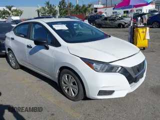 2020 Nissan Versa S with VIN 3N1CN8DV2LL803602, listed as a IAAI auction lot 42011259 with 95,508 mi miles. Bid and sale history available at carsss.com. Image 1.