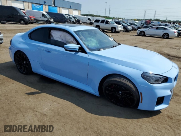 2024 BMW M2 with VIN 3MF13DM06R8E75603, listed as a Copart auction lot 70185234 with 0 mi miles and Clean Title. Bid and sale history available at carsss.com. Image 4.