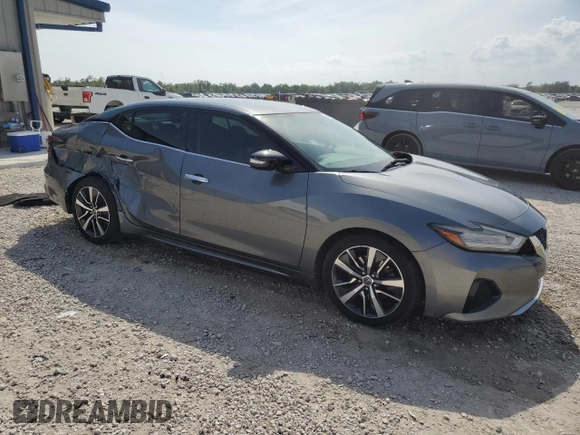 2019 Nissan Maxima SV with VIN 1N4AA6AV1KC366720, listed as a Copart auction lot 50392895 with 56,871 mi miles and Salvage Title. Bid and sale history available at DreamBid. Image 4.