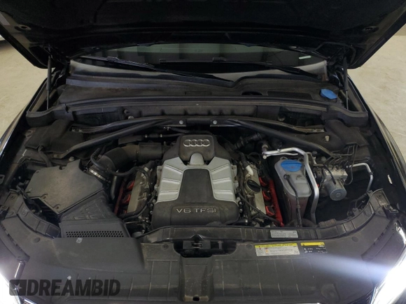 2017 Audi SQ5 Premium Plus with VIN WA1CCAFP9HA039653, listed as a Copart auction lot 62932125 with 54,834 mi miles and Salvage title. Bid and sale history available at DreamBid. Image 12.