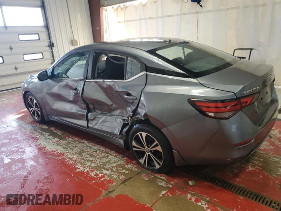 2020 Nissan Sentra SV with VIN 3N1AB8CV4LY237902, listed as a Copart auction lot 51640085 with 51,306 mi miles and Salvage Title. Bid and sale history available at carsss.com. Image 2.