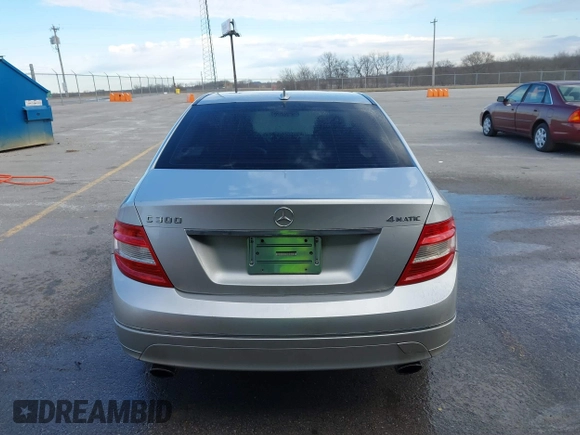 2011 Mercedes-Benz C-Class C 300 Sport with VIN WDDGF8BB1BR167613, listed as a IAAI auction lot 41643801 with 197,454 mi miles. Bid and sale history available at carsss.com. Image 16.