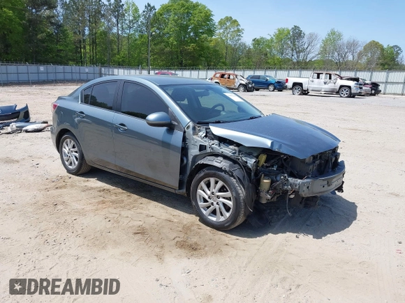 2012 Mazda 3 i Sport with VIN JM1BL1UF7C1547270, listed as a IAAI auction lot 42055234 with 124,546 mi miles and . Bid and sale history available at DreamBid. Image 1.