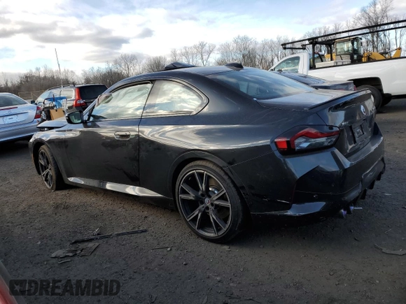 2022 BMW 2 Series M240i xDrive with VIN 3MW53CM04N8C78600, listed as a Copart auction lot 88355955 with Not provided miles and Salvage title. Bid and sale history available at DreamBid. Image 2.