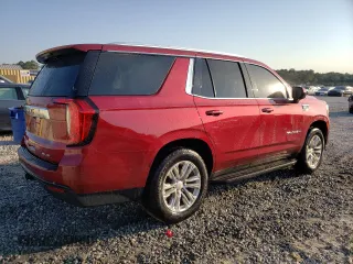 2021 GMC Yukon SLE with VIN 1GKS1AKD6MR200592, listed as a Copart auction lot 74764814 with 61,904 mi miles and Salvage Title. Bid and sale history available at carsss.com. Image 3.