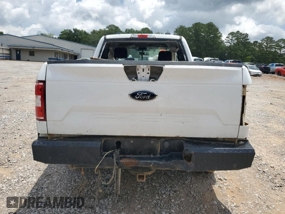 2022 Ford F-150 XL with VIN 1FTEX1EB2NKE47152, listed as a Copart auction lot 58503165 with 79,834 mi miles and Salvage title. Bid and sale history available at DreamBid. Image 6.