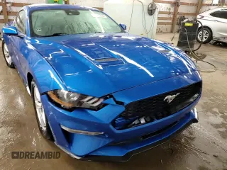 2021 Ford Mustang EcoBoost with VIN 1FA6P8TH5M5117612, listed as a Copart auction lot 45970355 with 42,379 mi miles and Salvage title. Bid and sale history available at DreamBid. Image 13.