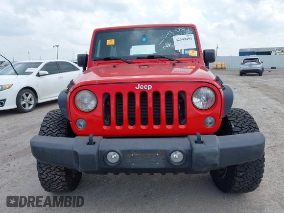2015 Jeep Wrangler Unlimited Sport with VIN 1C4HJWDGXFL575918, listed as a IAAI auction lot 42349494 with Not provided miles and . Bid and sale history available at DreamBid. Image 12.