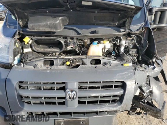 2017 Ram ProMaster Cargo with VIN 3C6TRVAG6HE548011, listed as a Copart auction lot 44714965 with 46,939 mi miles and Salvage Title. Bid and sale history available at DreamBid. Image 12.