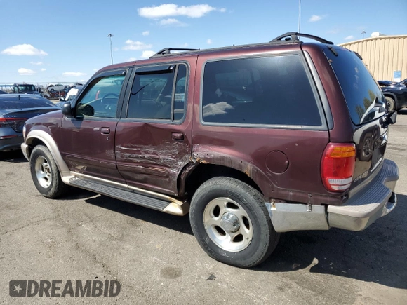 1999 Ford Explorer XLT with VIN 1FMZU34E3XUB50850, listed as a Copart auction lot 52257815 with 162,360 mi miles and Salvage title. Bid and sale history available at DreamBid. Image 2.
