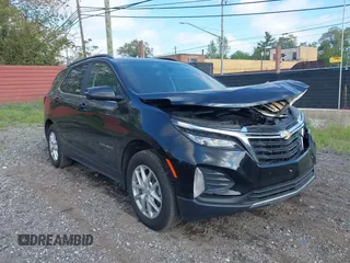2024 Chevrolet Equinox LT with VIN 3GNAXUEG8RL256052, listed as a IAAI auction lot 42274230 with 21,738 mi miles and . Bid and sale history available at DreamBid. Image 1.