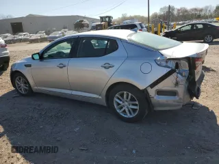2013 Kia Optima LX with VIN KNAGM4A7XD5390018, listed as a Copart auction lot 53112915 with 0 mi miles and Salvage Title. Bid and sale history available at carsss.com. Image 2.