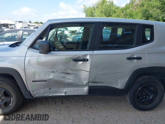 2021 Jeep Renegade Jeepster with VIN ZACNJDAB9MPN15442, listed as a IAAI auction lot 42552792 with 43,792 mi miles and . Bid and sale history available at DreamBid. Image 14.