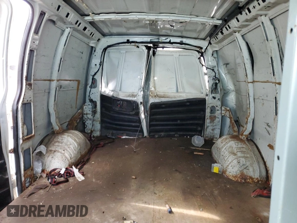 2007 Chevrolet Express Cargo z VIN 1GCHG35U971137504, wystawiony jako Copart lot #54410105 z przebiegiem 266 049 mil mil oraz Szkoda całkowita • Salvage title. Historia ofert i sprzedaży dostępna na DreamBid. Obrazek 10.