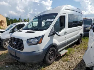 2018 Ford Transit z VIN 1FDAX2XV5JKA33123, wystawiony jako Copart lot #64243675 z przebiegiem 124 631 mil mil oraz Nie do naprawy • Non repairable. Historia ofert i sprzedaży dostępna na DreamBid. Obrazek 1.