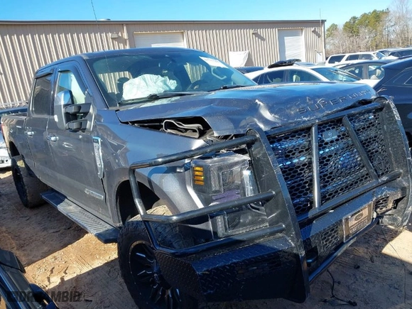 2020 Ford Super Duty F-250 SRW XL with VIN 1FT7W2BT0LED01732, listed as a IAAI auction lot 41277763 with 130,734 mi miles. Bid and sale history available at carsss.com. Image 1.