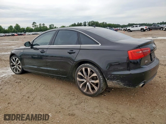 2013 Audi A6 Premium Plus with VIN WAUGGAFCXDN140922, listed as a Copart auction lot 60566865 with 179,570 mi miles and Clean title. Bid and sale history available at DreamBid. Image 2.