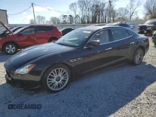 2015 Maserati Quattroporte S Q4 with VIN ZAM56RRA4F1159395, listed as a Copart auction lot 38770634 with 56,991 mi miles. Bid and sale history available at carsss.com. Image 1.