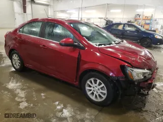 2017 Chevrolet Sonic LT with VIN 1G1JD5SH1H4125465, listed as a Copart auction lot 45568135 with 48,649 mi miles and Salvage Title. Bid and sale history available at carsss.com. Image 4.