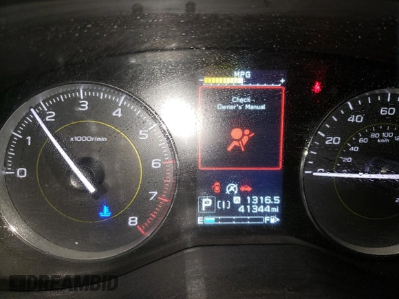 2023 Subaru Crosstrek Sport with VIN JF2GTHRC0PH210421, listed as a Copart auction lot 47908075 with 41,344 mi miles and Salvage Title. Bid and sale history available at carsss.com. Image 9.