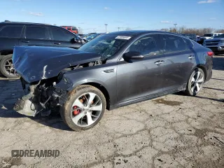 2018 Kia Optima SX with VIN 5XXGW4L23JG218872, listed as a Copart auction lot 47885685 with 56,854 mi miles and Clean title. Bid and sale history available at DreamBid. Image 1.