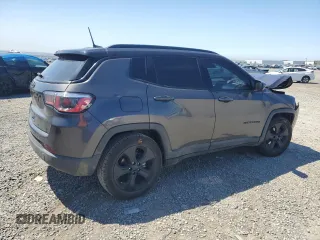 2020 Jeep Compass Altitude with VIN 3C4NJCBB4LT205864, listed as a Copart auction lot 51979885 with 55,541 mi miles and Salvage Title. Bid and sale history available at carsss.com. Image 3.