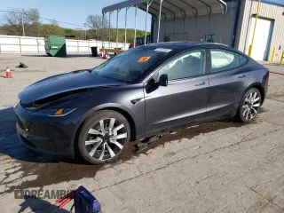 2024 Tesla Model 3 Long Range with VIN 5YJ3E1EB5RF788173, listed as a Copart auction lot 52053955 with 11,863 mi miles and Salvage Title. Bid and sale history available at DreamBid. Image 1.