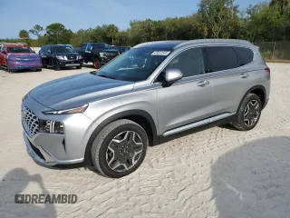 2023 Hyundai Santa Fe Limited z VIN 5NMS44AL7PH524964, wystawiony jako Copart lot #43691645 z przebiegiem 11 475 mil mil oraz Szkoda całkowita • Salvage title. Historia ofert i sprzedaży dostępna na DreamBid. Obrazek 1.