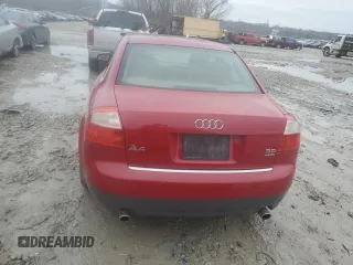 2003 Audi A4 3.0L with VIN WAULT68E73A293737, listed as a Copart auction lot 86053144 with 167,003 mi miles and Salvage Title. Bid and sale history available at carsss.com. Image 6.