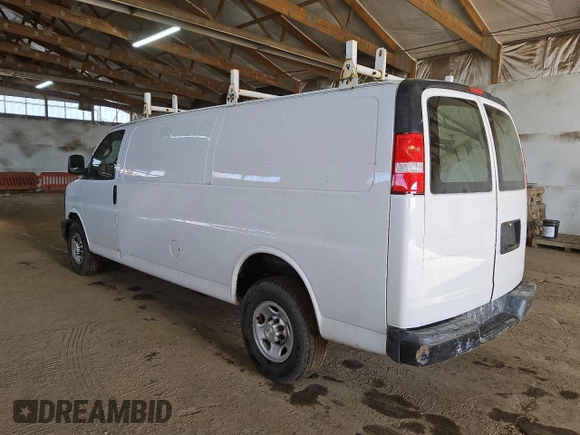 2017 Chevrolet Express Cargo Van with VIN 1GCWGBFG1H1324487, listed as a Copart auction lot 82925624 with 111,345 mi miles and Clean Title. Bid and sale history available at carsss.com. Image 2.