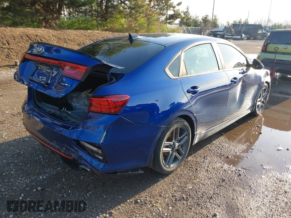 2020 Kia Forte GT-Line with VIN 3KPF34AD2LE237675, listed as a IAAI auction lot 41965261 with 67,338 mi miles and . Bid and sale history available at DreamBid. Image 4.