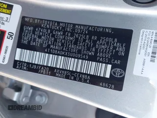 2025 Toyota Camry LE z VIN 4T1DBADKXSU009549, wystawiony jako IAAI lot #41366328 z przebiegiem 1 512 mil mil oraz . Historia ofert i sprzedaży dostępna na DreamBid. Obrazek 9.