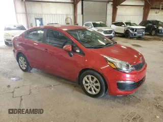 2017 Kia Rio LX with VIN KNADM4A34H6035510, listed as a Copart auction lot 63038054 with 52,837 mi miles and Salvage Title. Bid and sale history available at carsss.com. Image 4.