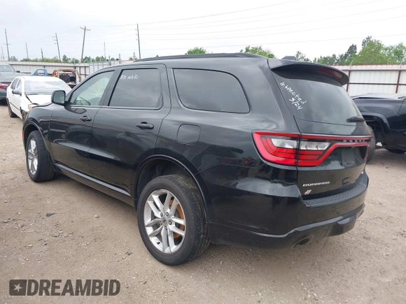 2024 Dodge Durango GT with VIN 1C4RDJDG1RC122712, listed as a IAAI auction lot 41939574 with 47,080 mi miles and . Bid and sale history available at DreamBid. Image 3.