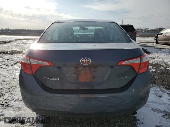 2016 Toyota Corolla L with VIN 2T1BURHE3GC611321, listed as a Copart auction lot 58831914 with Not Provided miles and Salvage Title. Bid and sale history available at DreamBid. Image 6.