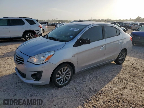 2019 Mitsubishi Mirage ES with VIN ML32F3FJ7KHF01423, listed as a Copart auction lot 61208045 with 120,893 mi miles and Salvage title. Bid and sale history available at DreamBid. Image 1.