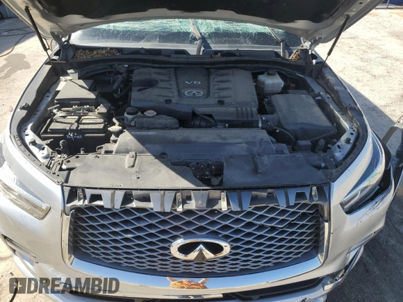 2021 Infiniti QX80 LUXE with VIN JN8AZ2AE0M9271825, listed as a Copart auction lot 47971325 with 86,378 mi miles and Salvage Title. Bid and sale history available at carsss.com. Image 12.